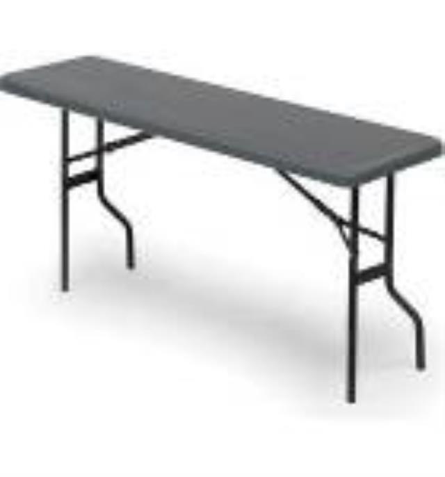 Rental store for TABLE, CONFERENCE 6 X18  CHARCOAL GREY in Lexington KY