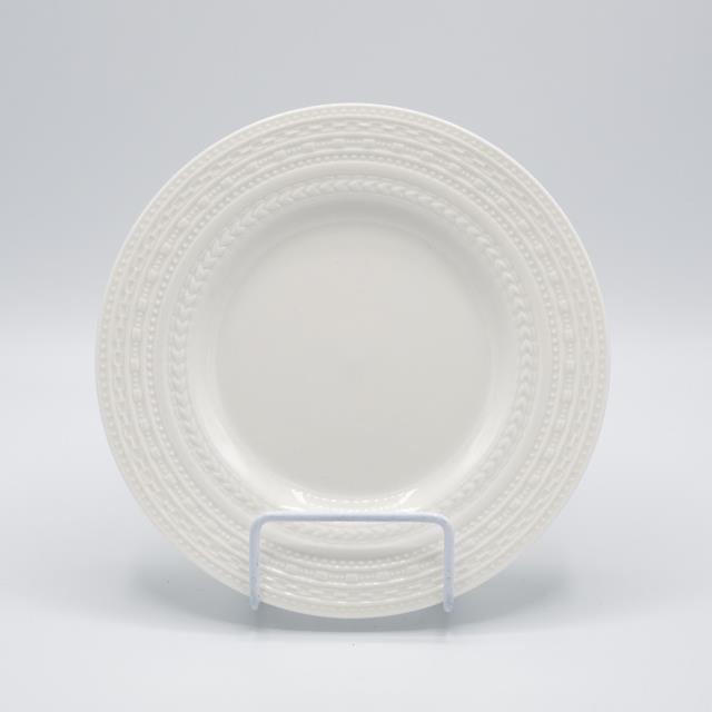Rental store for CHINA, BASKET WEAVE WHT SALAD DESSERT in Lexington KY