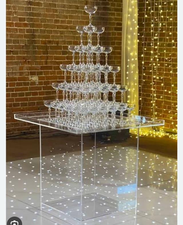 Where to find TRAY, ACRYLIC CHAMPAGNE TOWER 2 X2 in Lexington