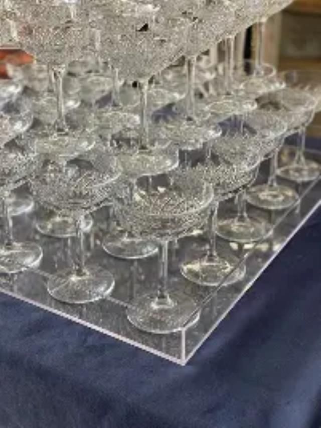 Where to find TRAY, ACRYLIC CHAMPAGNE TOWER 2 X2 in Lexington